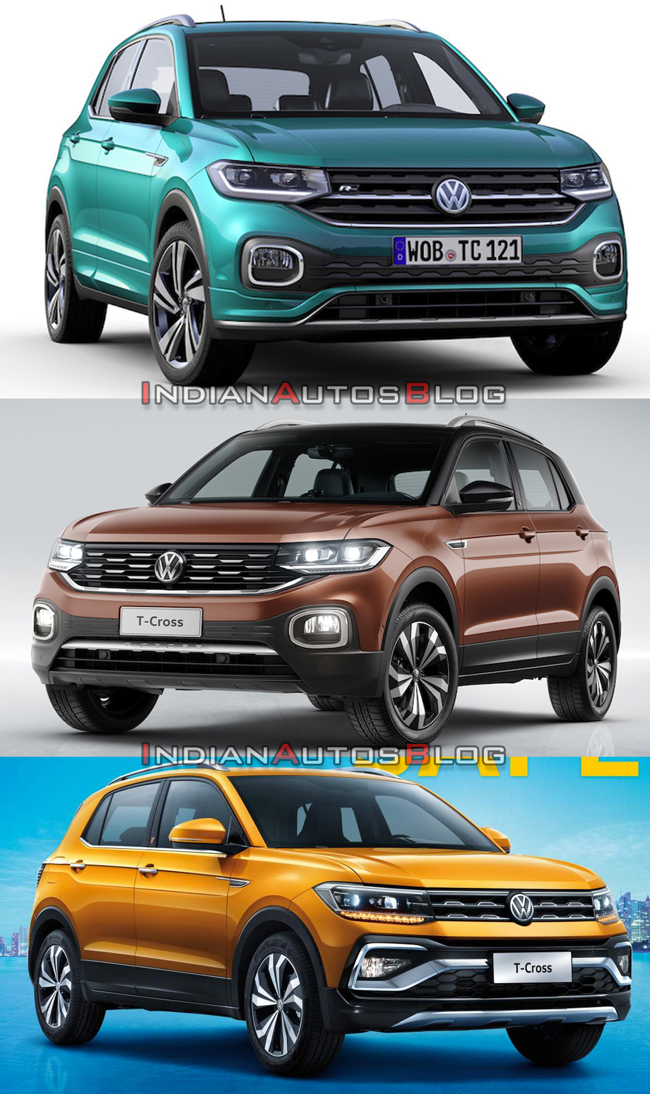 VW T-Cross EU vs. T-Cross LATAM vs. T-Cross China - In Images image