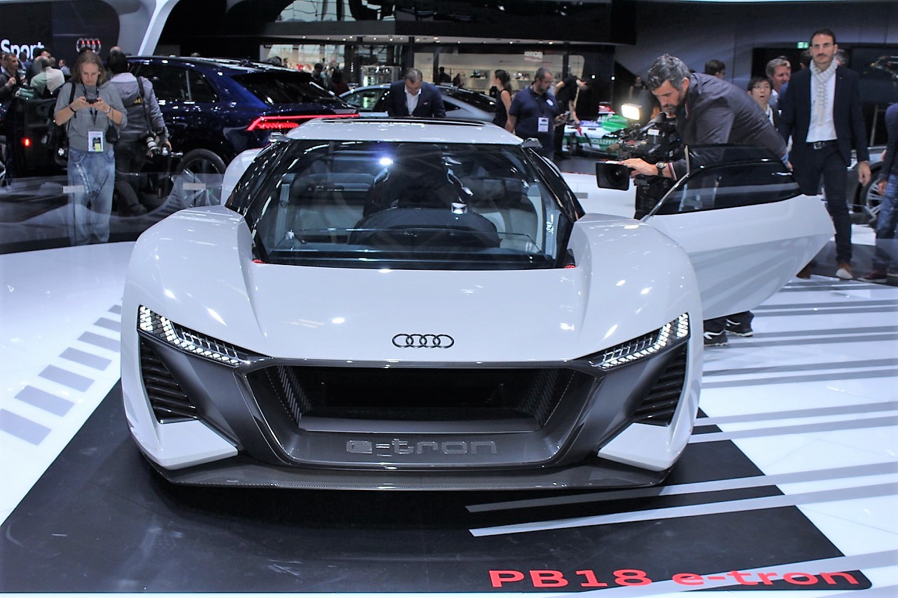 Audi Pb18 E Tron Front At 2018 Paris Auto Show