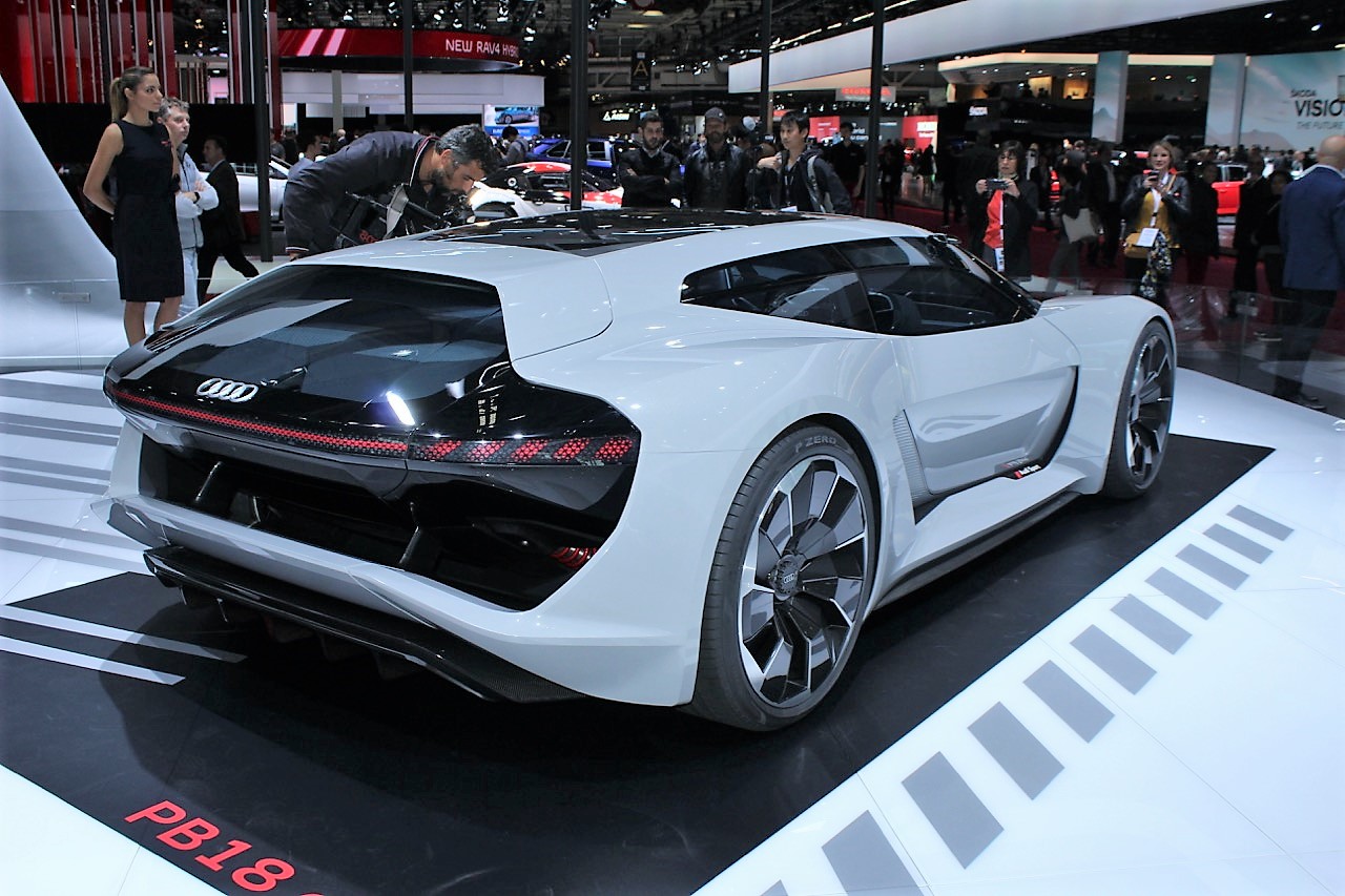 Audi Pb18 E Tron Rear Quarter At 2018 Paris Auto S