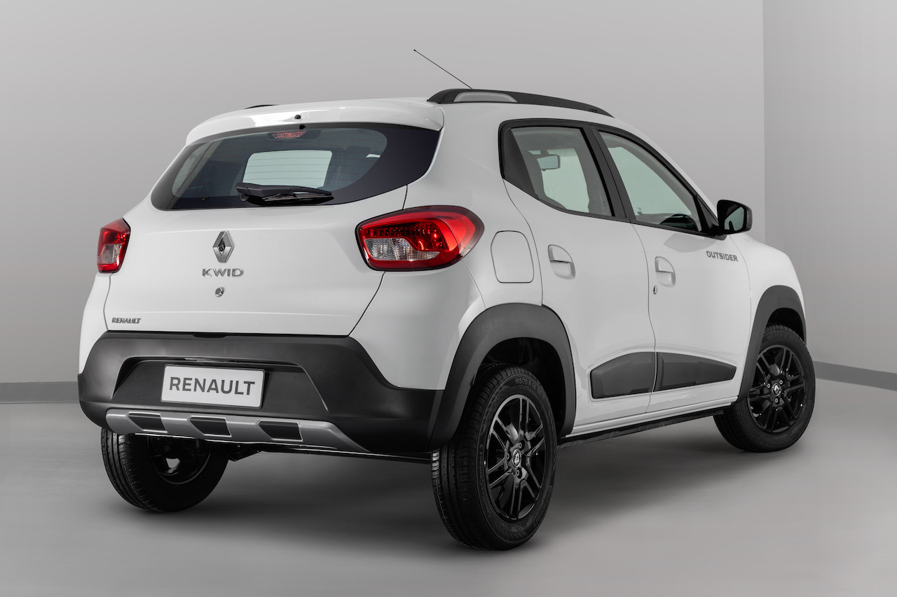 Renault Kwid Outsider Rear Three Quarters