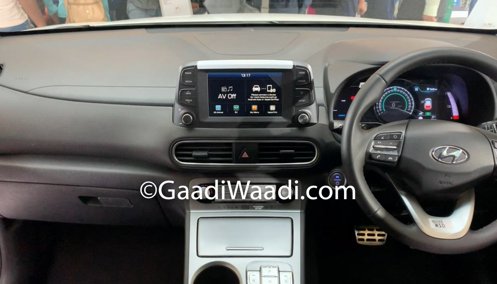 Hyundai Kona Electric India Image Dashboard