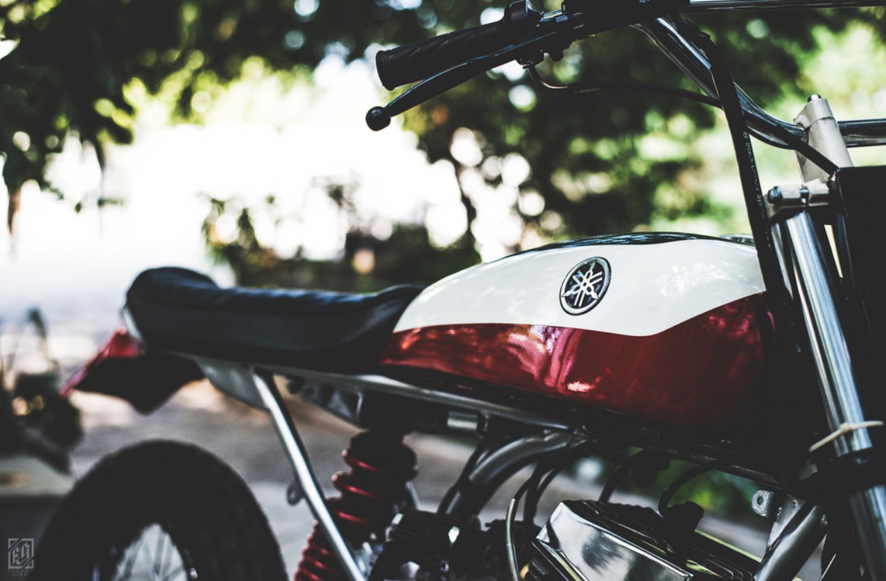 Yamaha Rx100 Modified Scrambler Fuel Tank