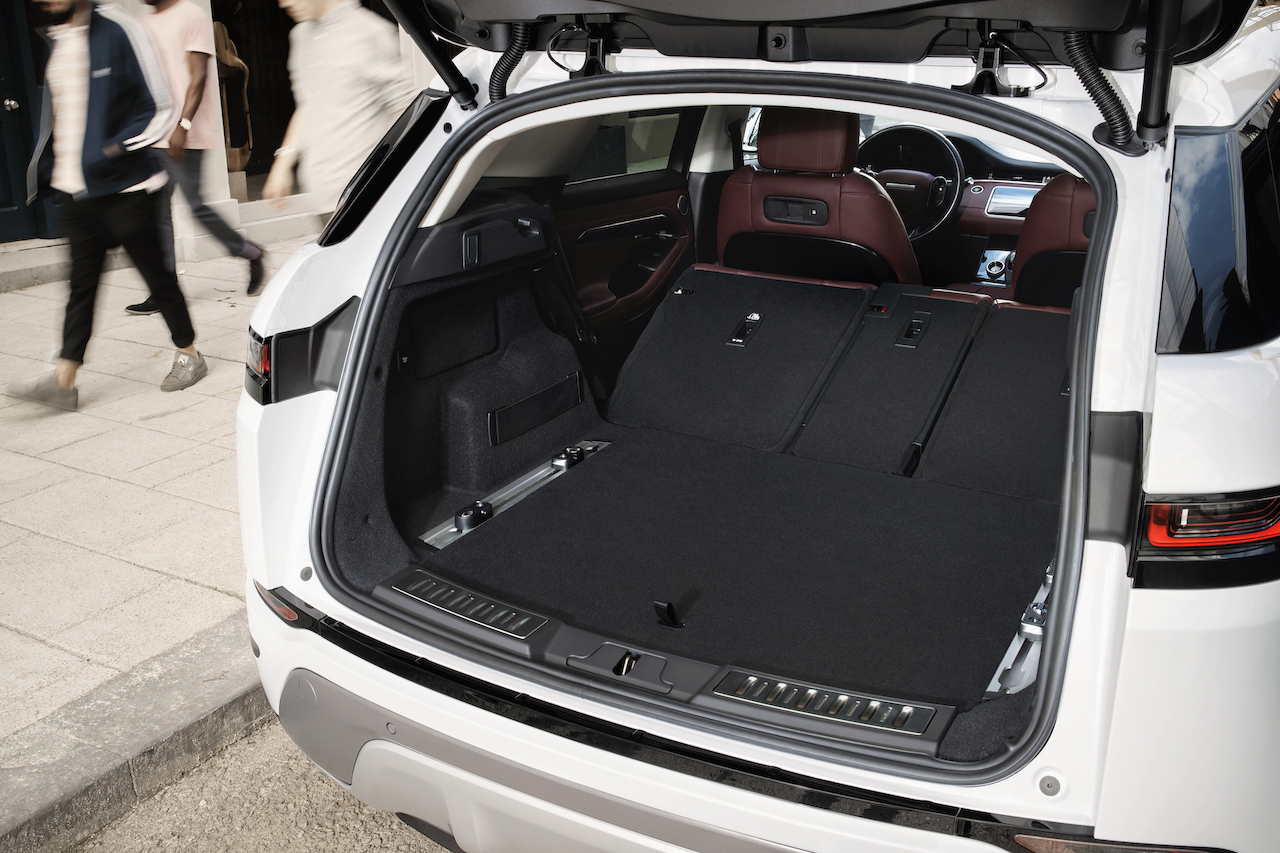 2019 Range Rover Evoque Boot Rear Seats Folded