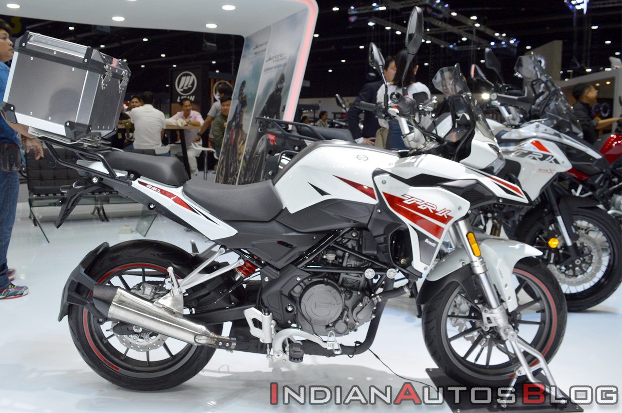 India-bound Benelli TRK 251 at the Thai Motor Expo 2018 - Live