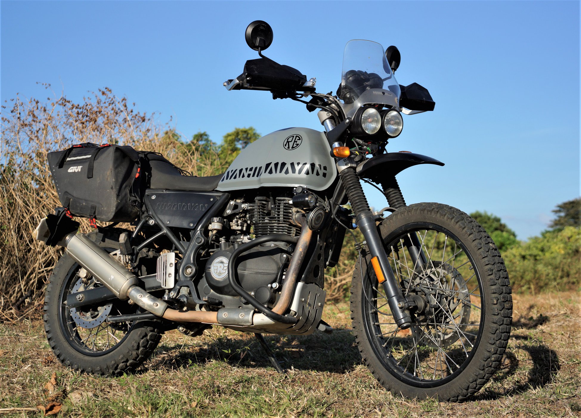 royal enfield custom silencer