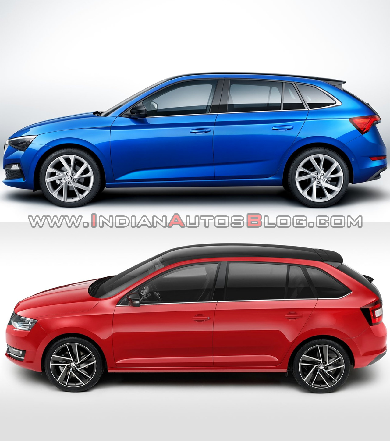 Skoda Scala Vs Skoda Rapid Spaceback Profile