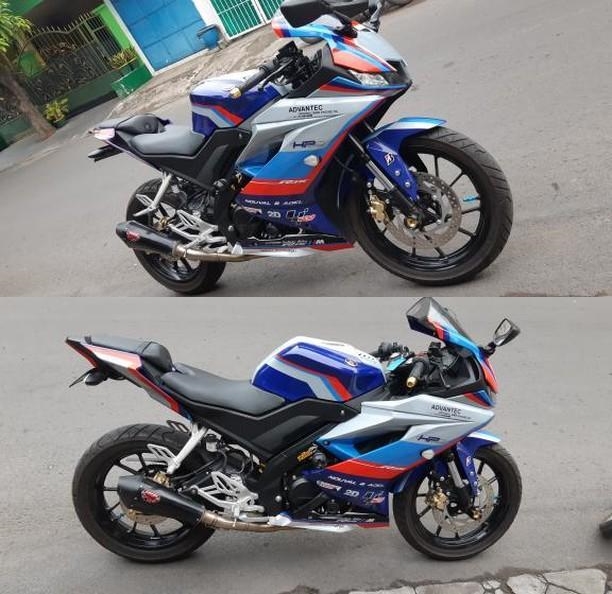  Yamaha  R15  V3  gets BMW MotoGP safety bike inspired decals