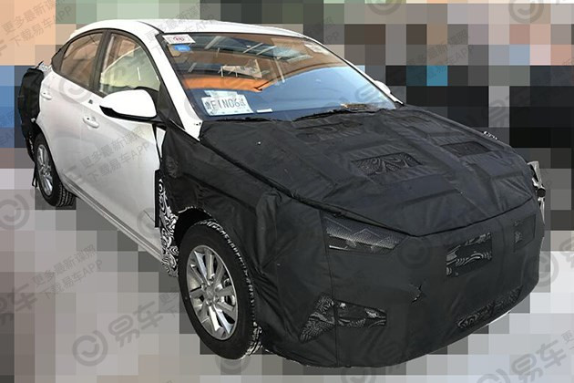 2020 Hyundai Verna Yuena Facelift Spied For The First Time
