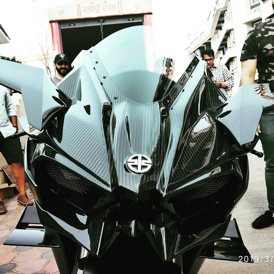 India S First And Only Kawasaki Ninja H2r Delivered