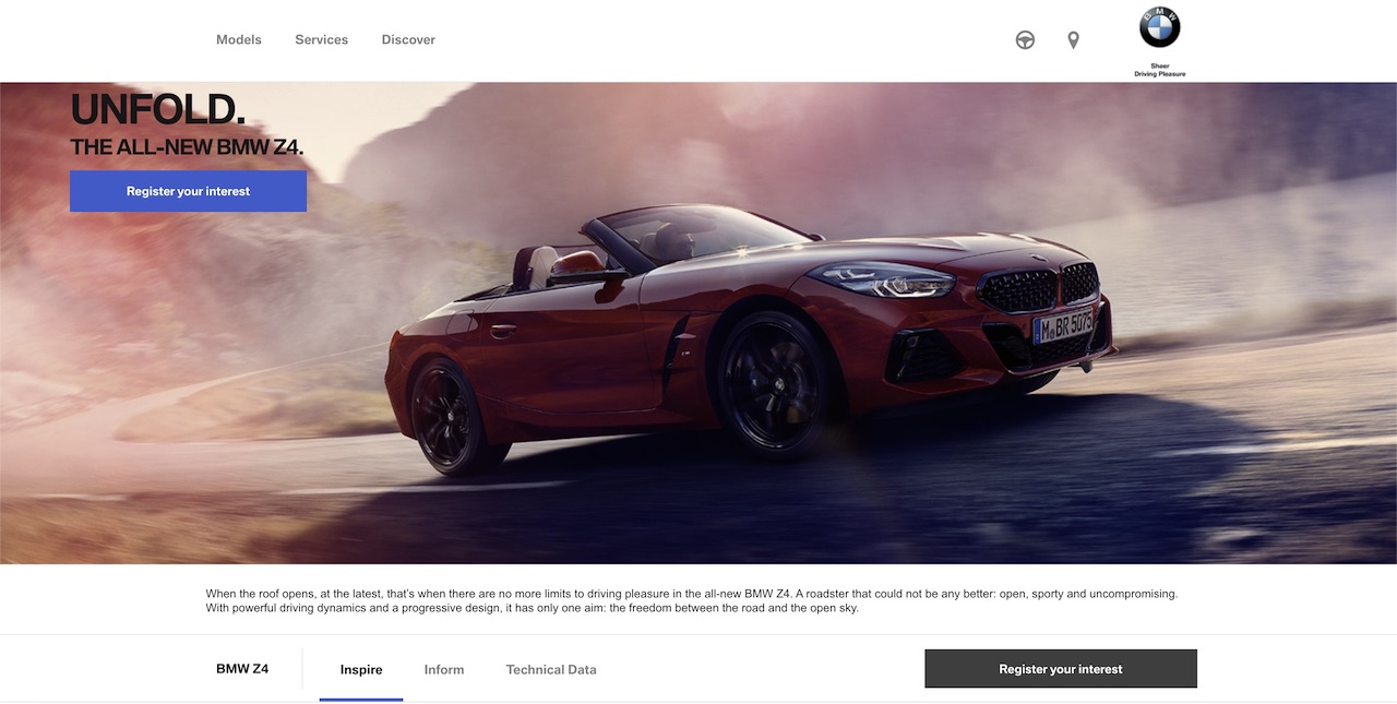 2019 BMW Z4 listed in India, coming in sDrive20i & M40i model