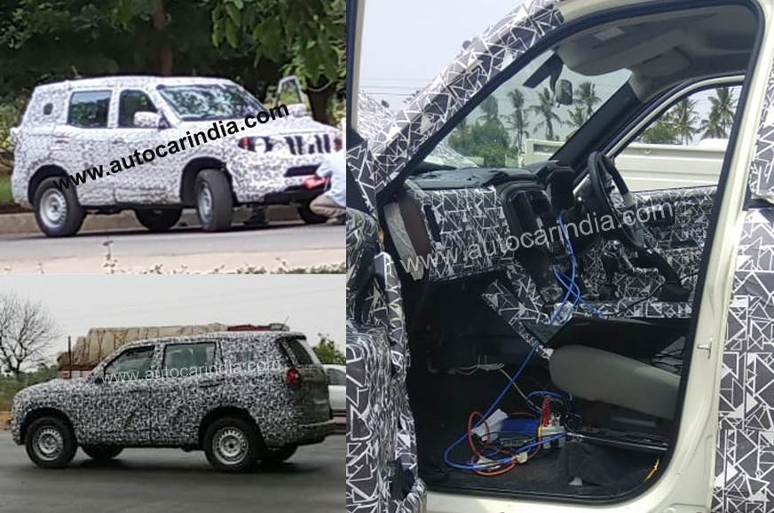 Mahindra Scorpio Interior Spied For The First Time
