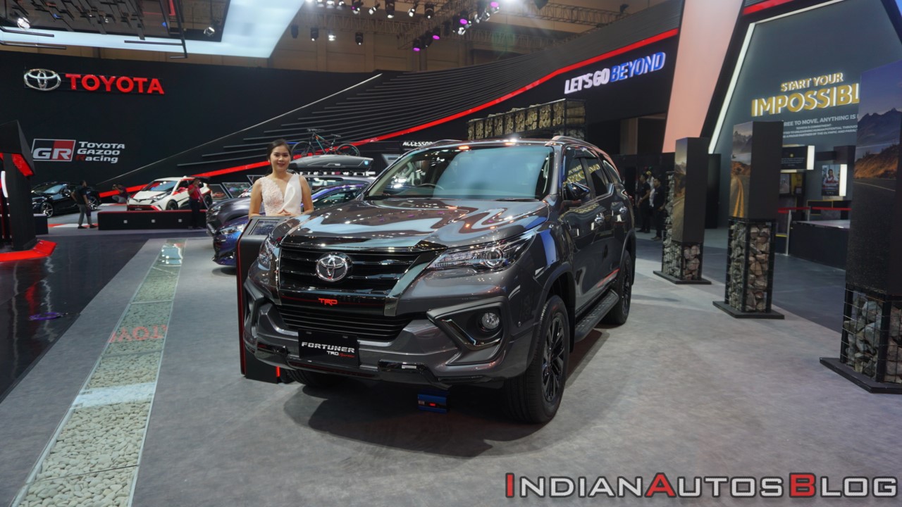 New Toyota Fortuner Trd Sportivo Showcased At Giias 2019