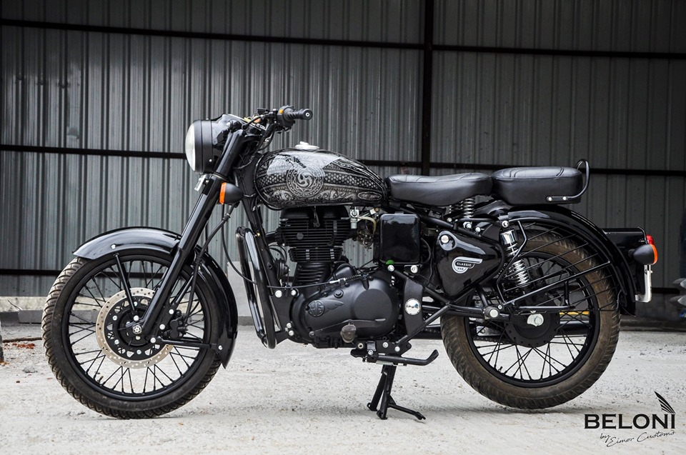 Modified Royal Enfield Classic 350 gets a subtle upgrade ...