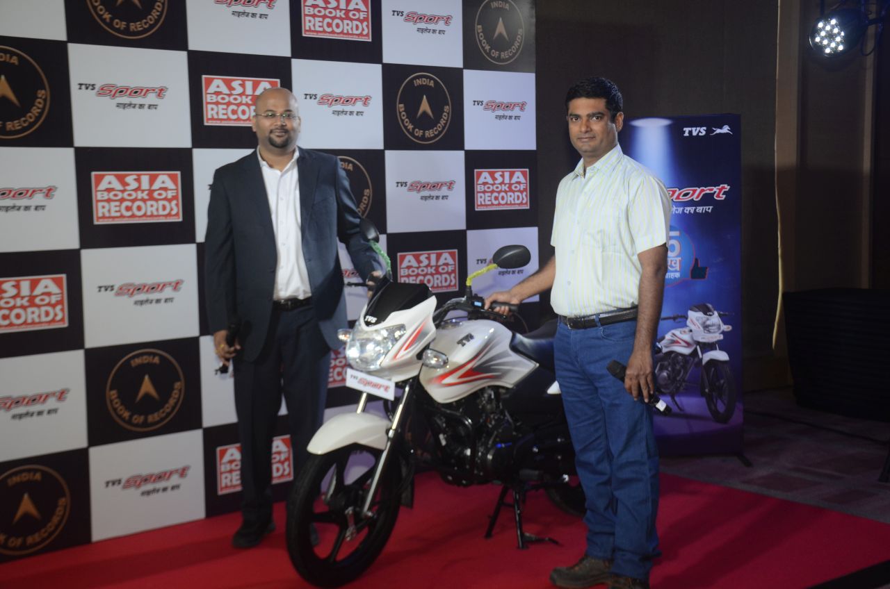 Tvs Sport Sets New Record For Highest Fuel Efficiency On A