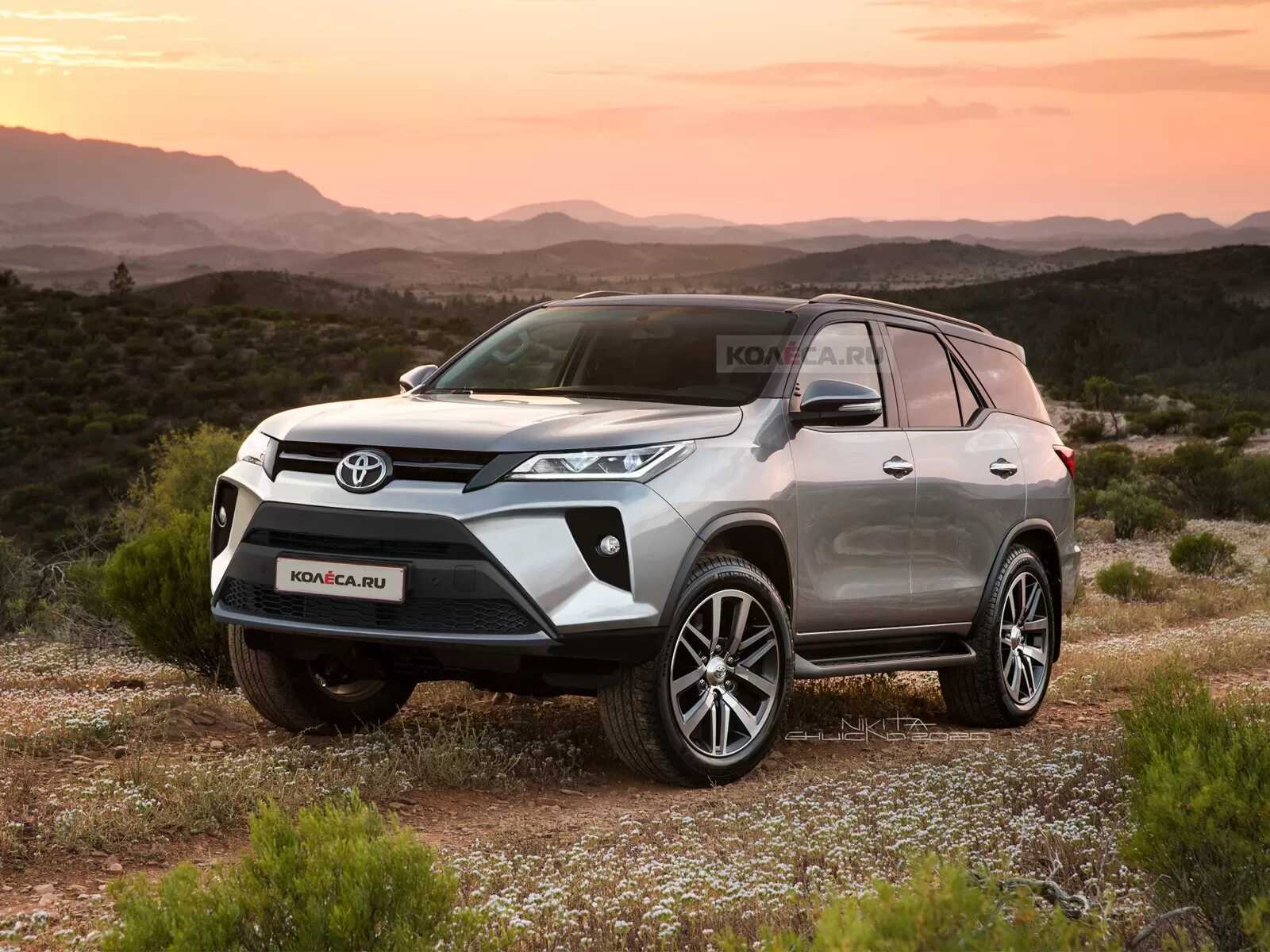 flawless new toyota fortuner (facelift) renderings leave