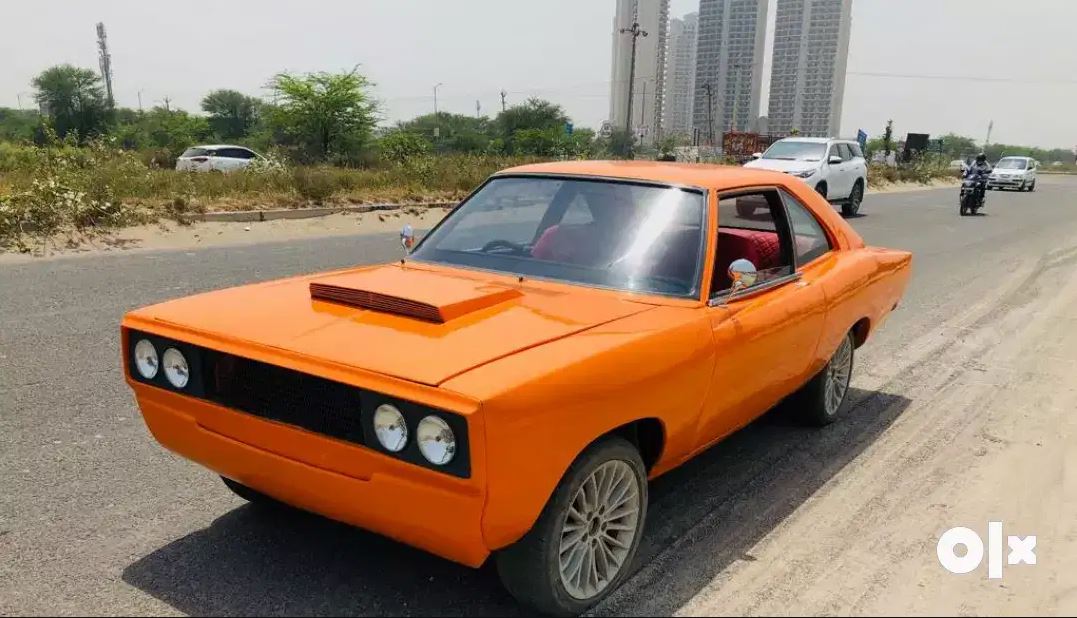 Hindustan Contessa modified to mimic Dodge Challenger muscle car
