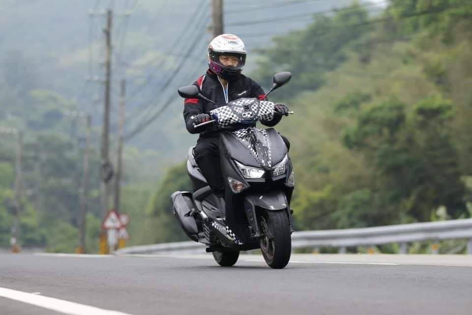 New Yamaha Cygnus-X 125 with drive recorder spotted testing