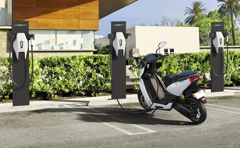 ather 450 charging at home