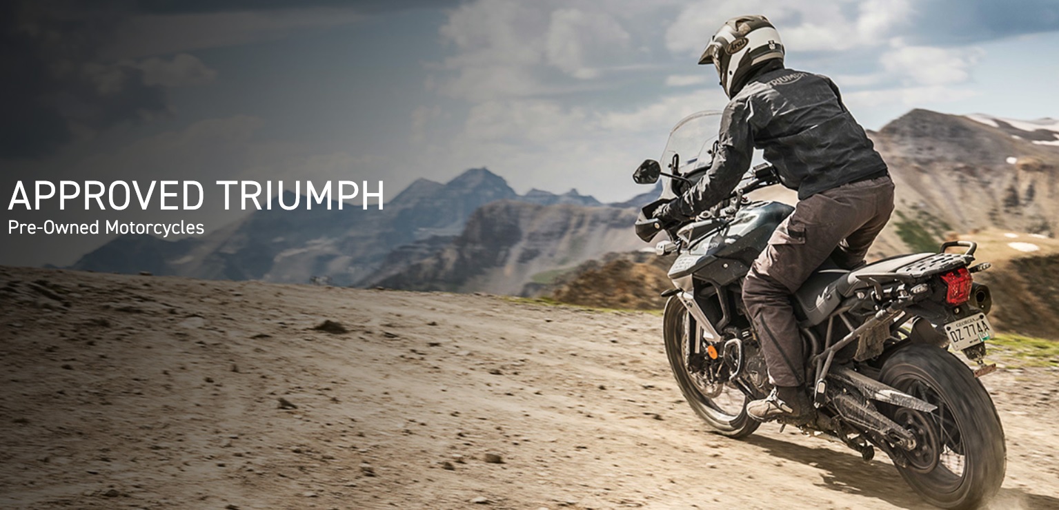 Pre owned discount triumph tiger 800