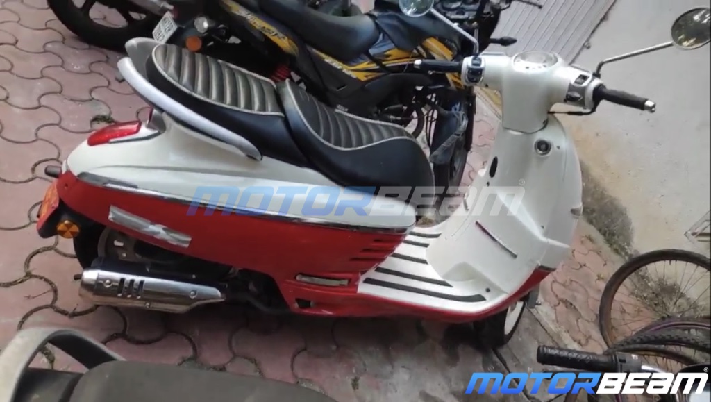 Retro styled scooter Peugeot Django 125 spied in India for the first time