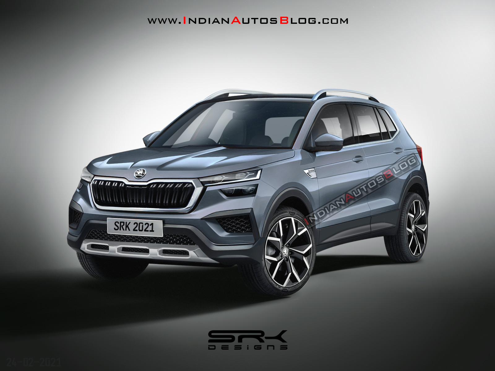 Production-Spec Skoda Kushaq Rendered Based On Latest Design Sketches