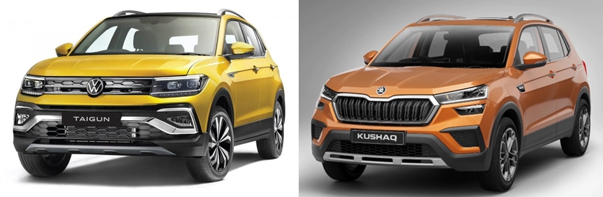 Skoda Kushaq And Volkswagen Taigun Similarities And Differences