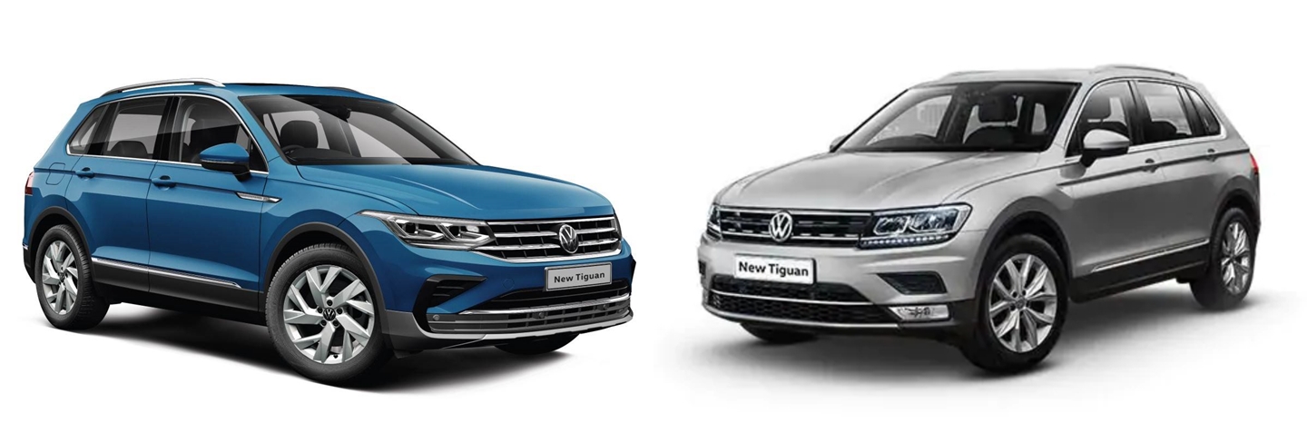 India-Spec Volkswagen Tiguan - Facelift vs Pre-Facelift Model