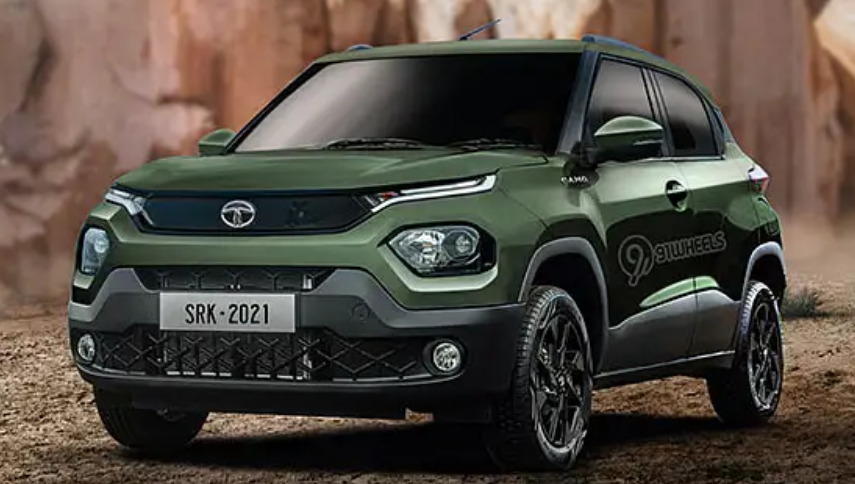 Upcoming Tata Punch Looks Bold & Muscular in Camo Edition Render