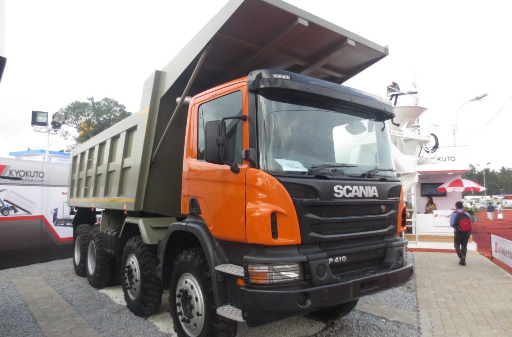 India Made Scania P 410 Tipper Debuts At Excon 13