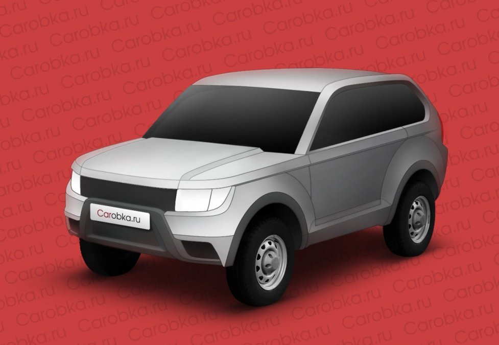 Rendering - Lada's 4X4 SUV (Renault Duster rival)