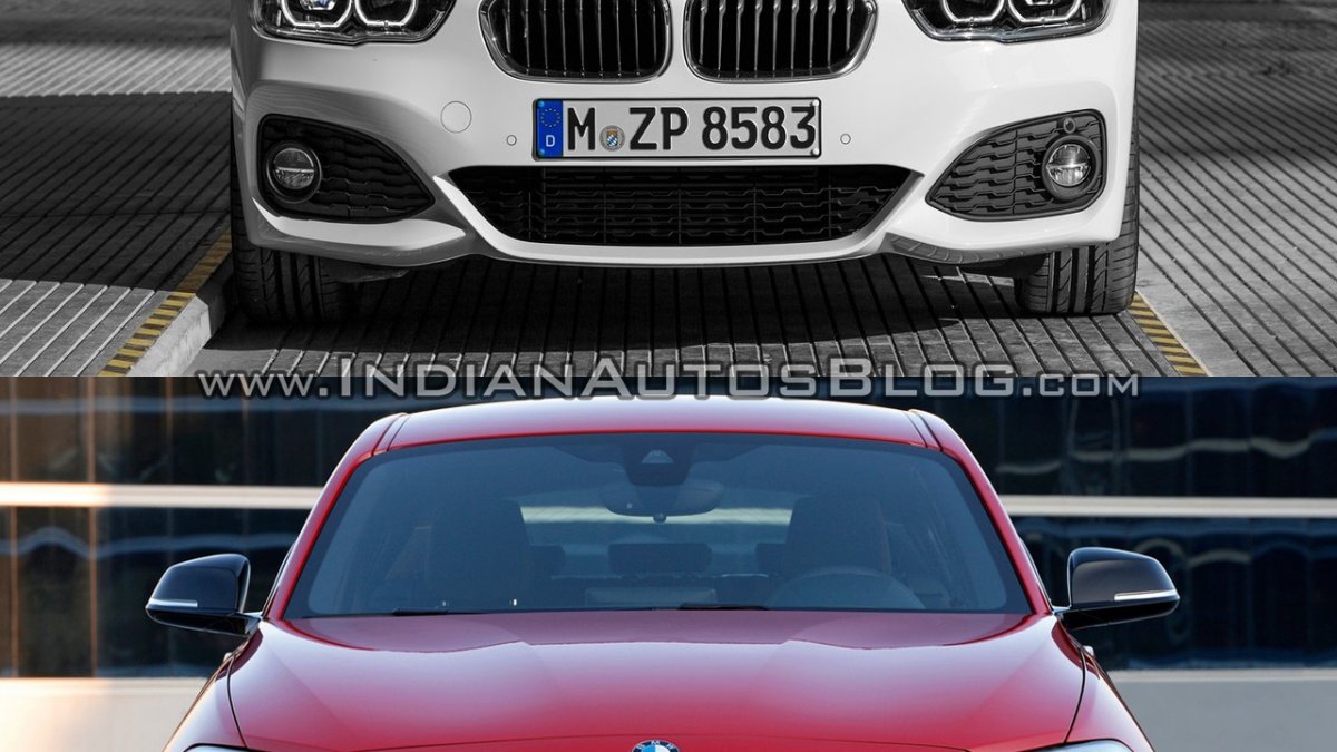 Photo Comparison: BMW F20 1 Series Facelift versus BMW F20 1