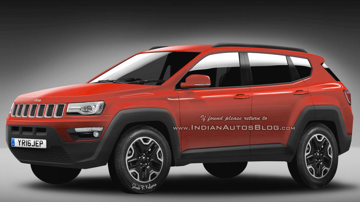 7-Seater Jeep Compass Digitally Imagined - IAB Rendering
