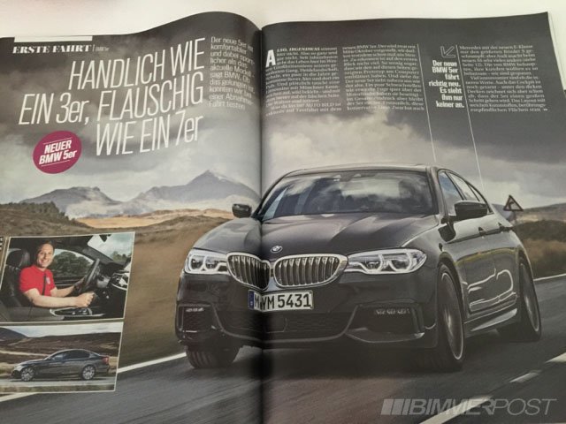 2017 BMW 5 Series seen in accurate renderings