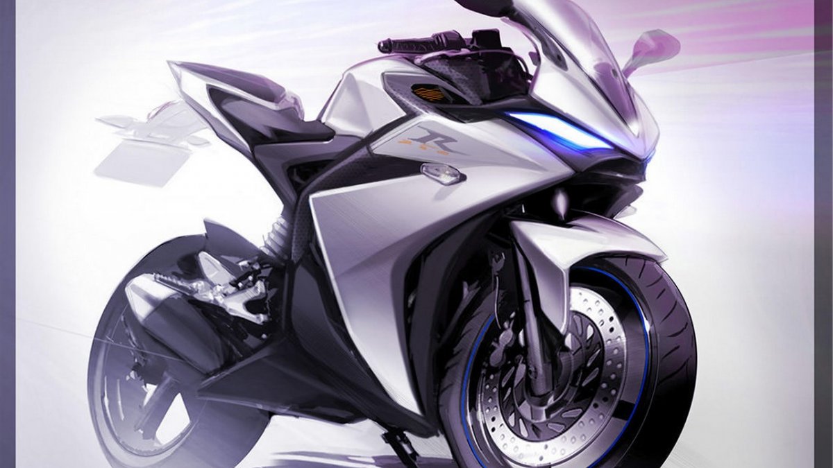 Yamaha r1 2007 скетч