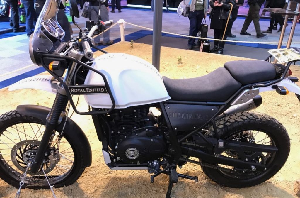 Royal enfield discount himalayan white colour