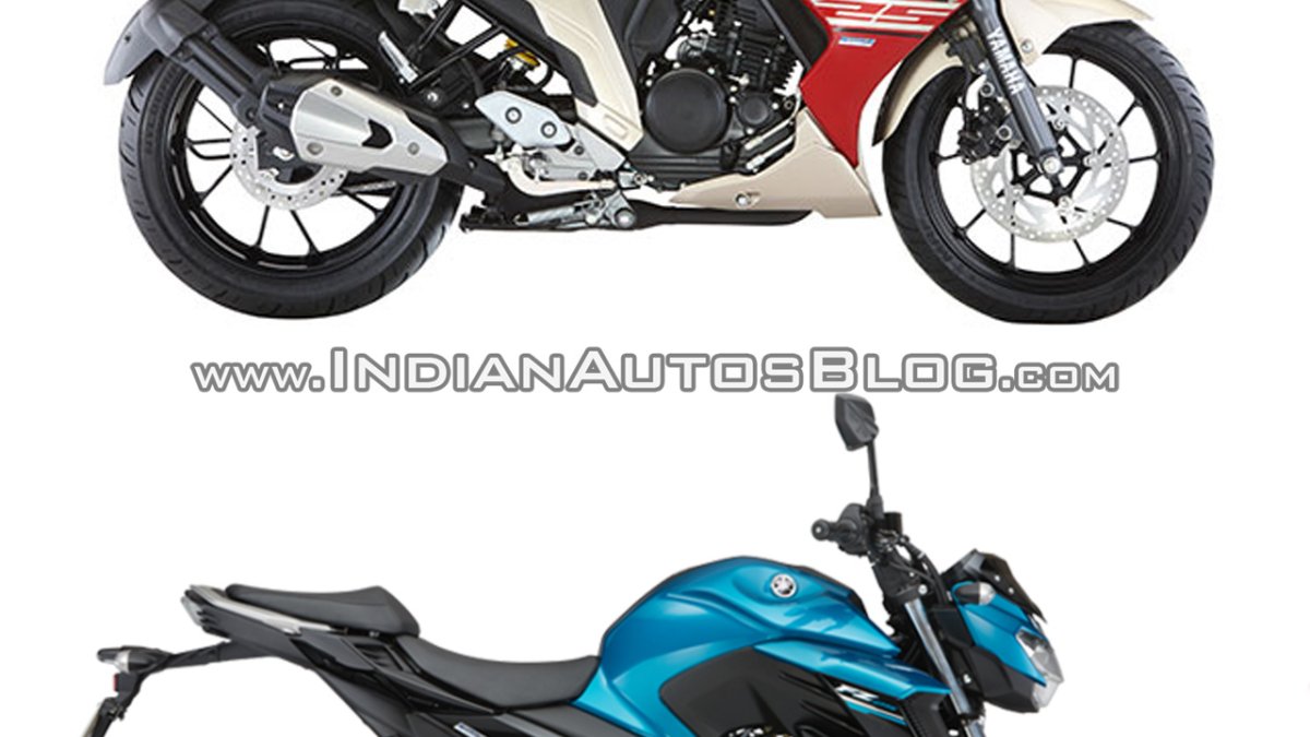 Yamaha Fazer 25 vs. Yamaha FZ25 - Pictorial & Spec comparison