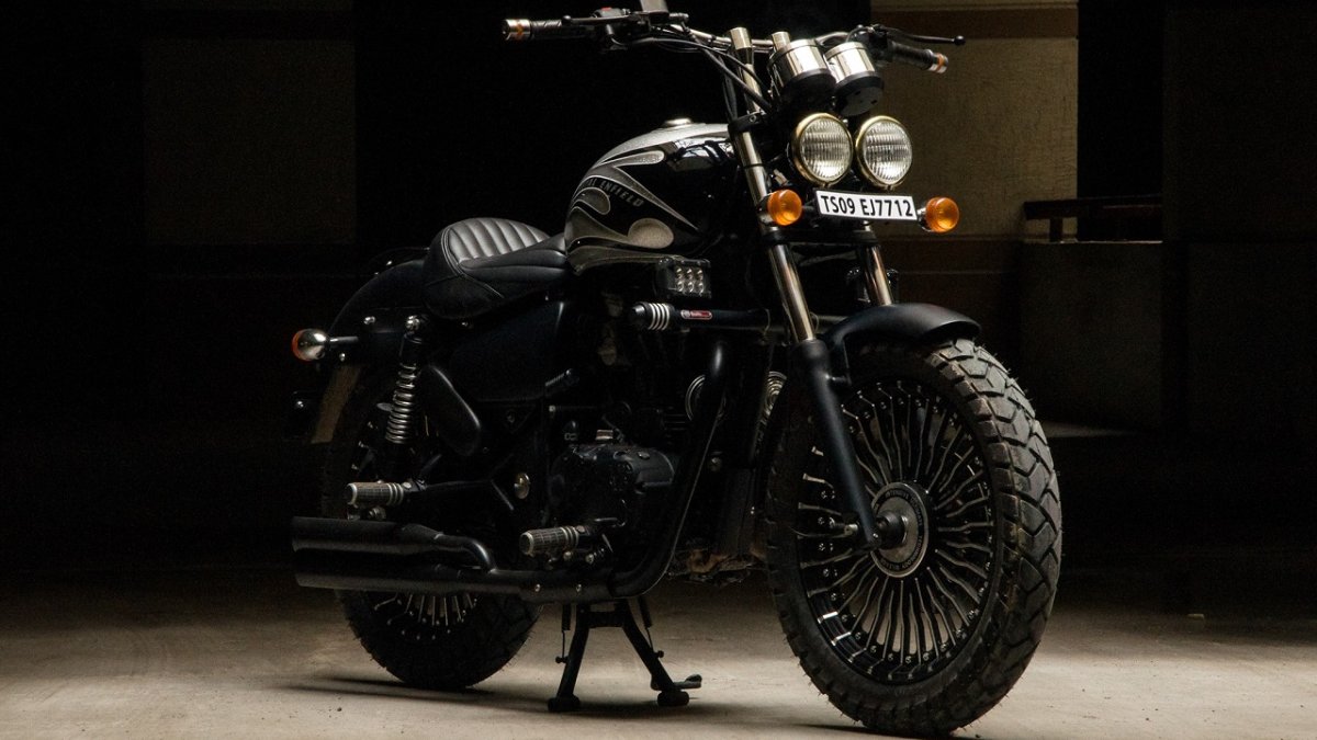 royal enfield thunderbird 350 matte black