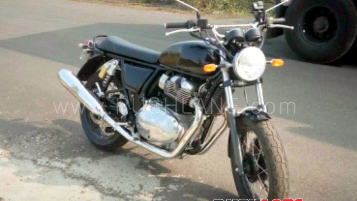 Royal Enfield Interceptor INT 650 spied testing in India