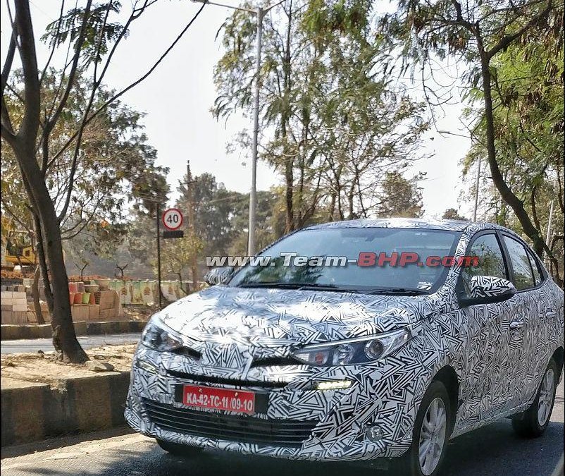 Toyota Yaris Ativ Toyota Vios Spied In India For The First Time