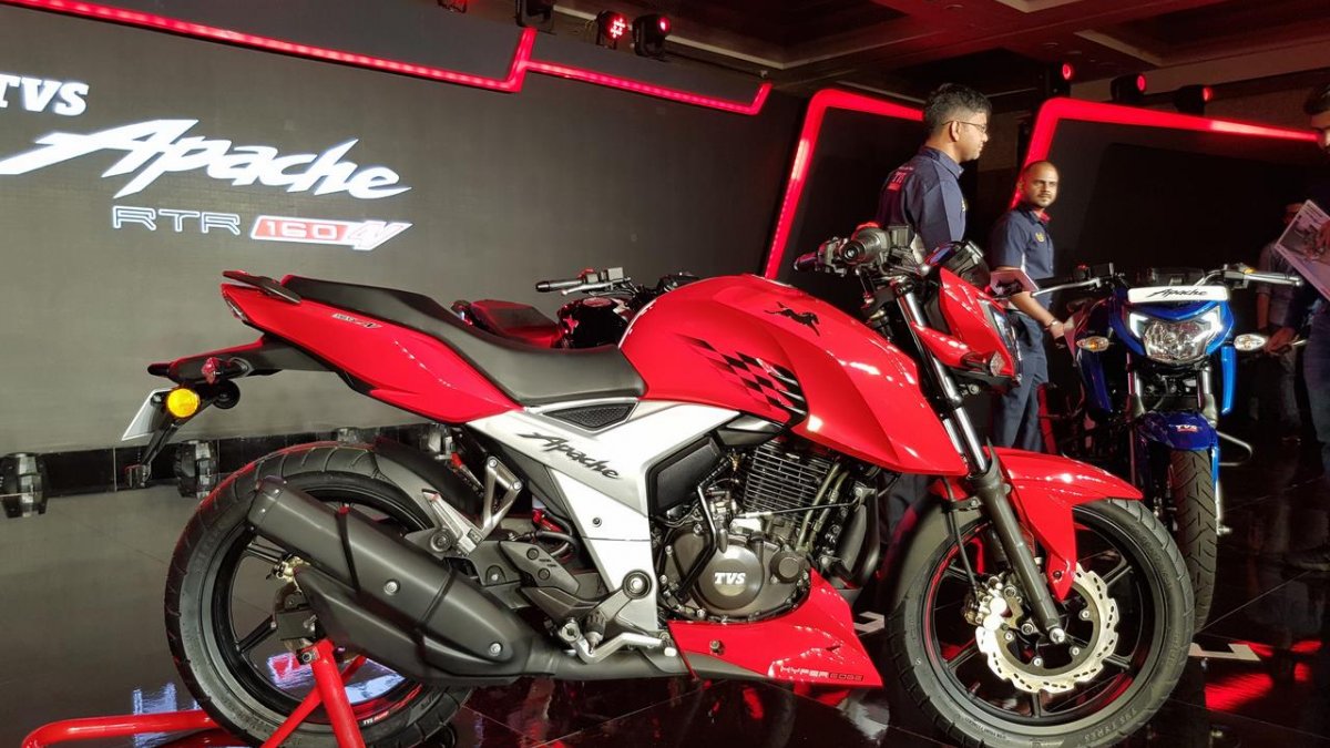 Tvs Apache Rtr 160 4v Abs Launched In India Priced At Inr 98 644