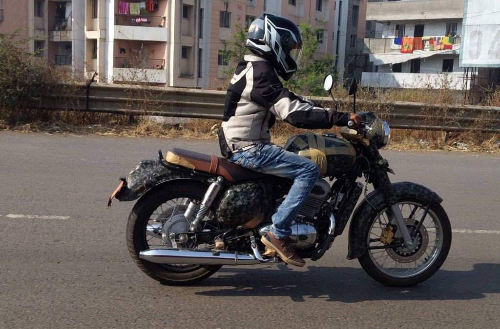 Jawa 300 Royal Enfield Classic 350 Rival Motorcycle Spied