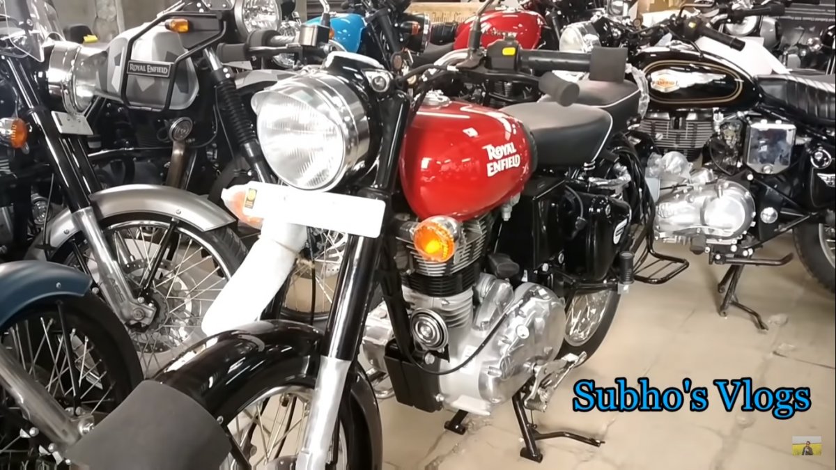 Royal enfield classic 350 online bs6 redditch red