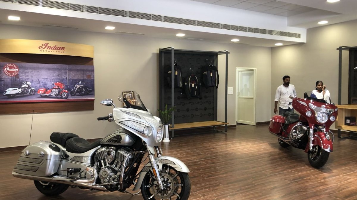 indian bike showroom