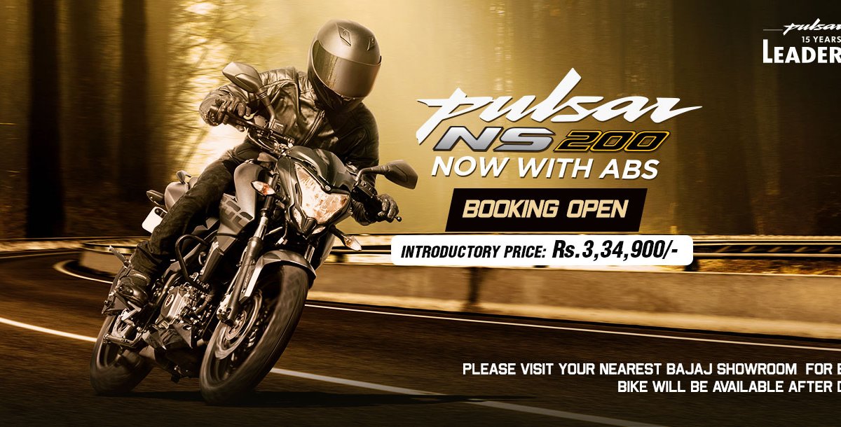 Made In India Bajaj Pulsar Ns0 Abs Bookings Commenced In Nepal