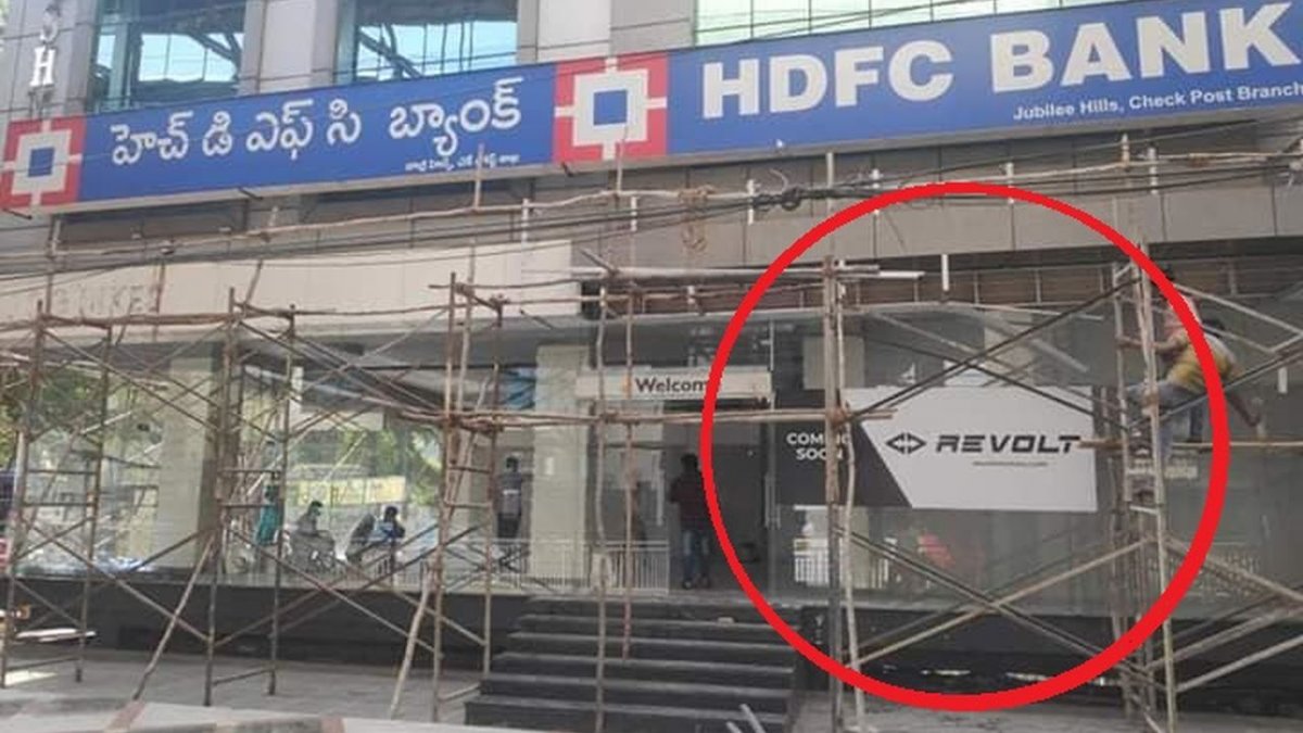 upcoming revolt motors dealership spotted in hyderabad upcoming revolt motors dealership