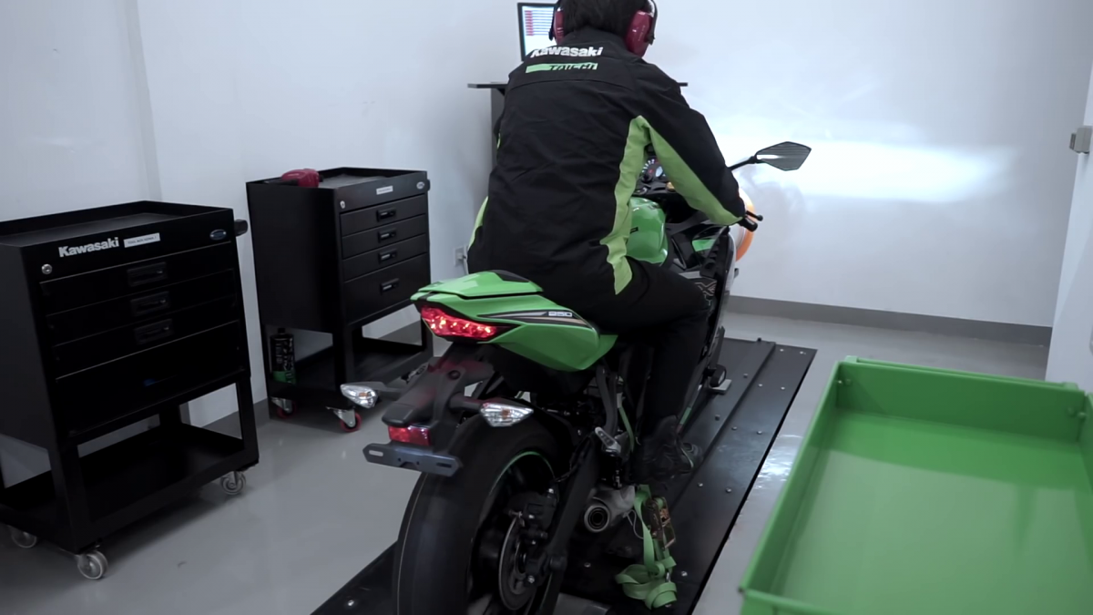 Kawasaki Ninja Zx 25r Hits The Dyno Video