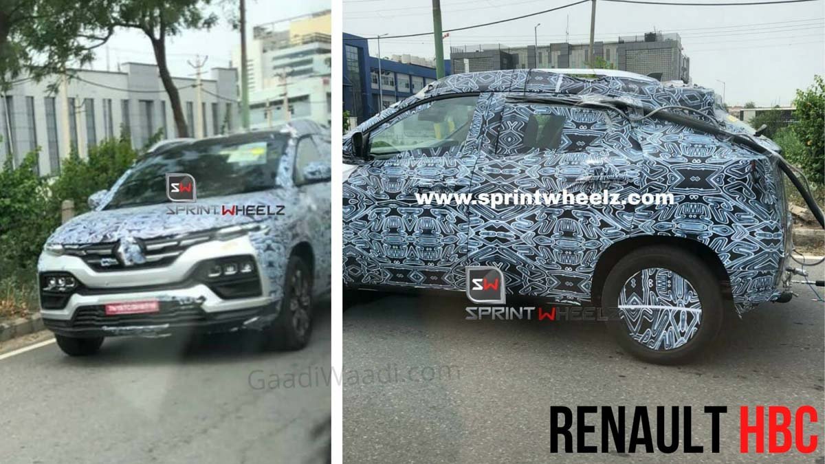 Renault Kiger Sub 4m Suv Spotted On Test With Minimal Camouflage