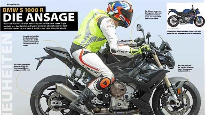 2021 Bmw S 1000 R With Bmw F 900 R Headlight Spotted Testing