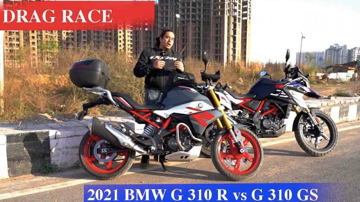 Bmw G 310 Gs Vs G 310 R Drag Race B W Siblings