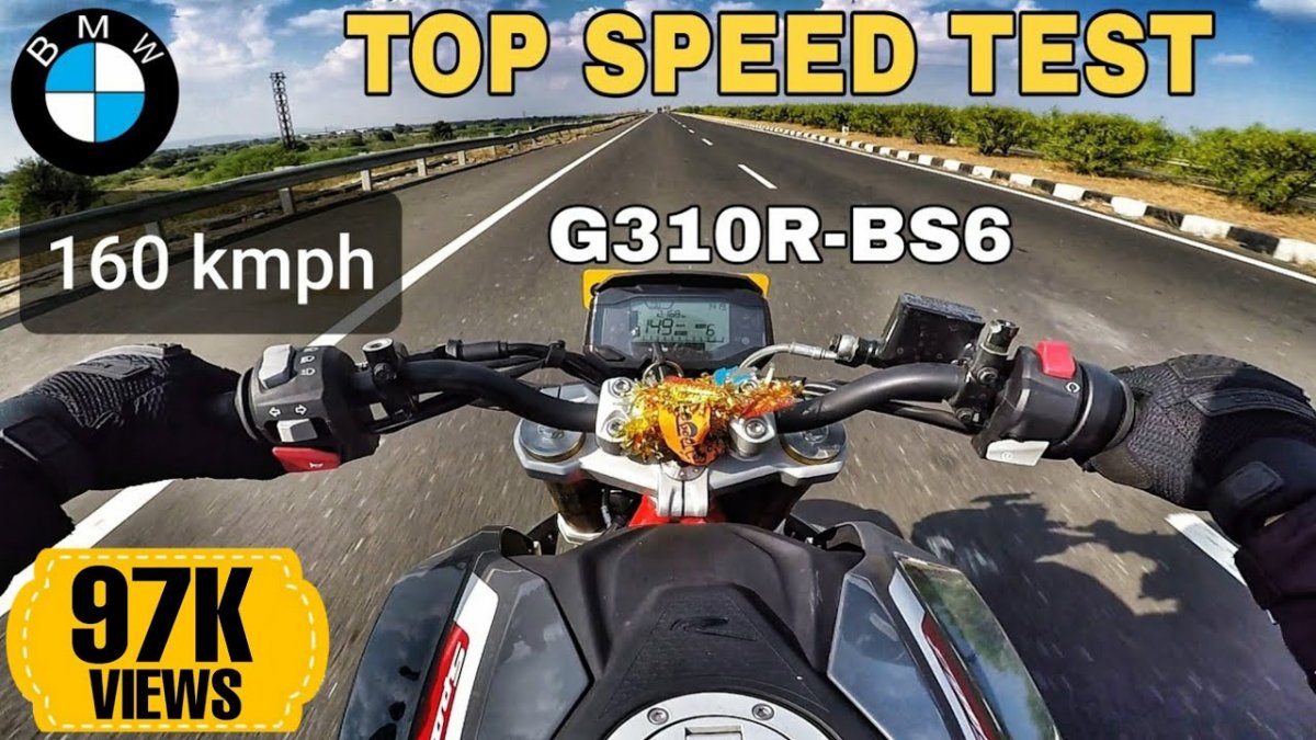 Postkort Bløde Lada BMW G 310 R Top Speed Test - German Roadster Reaches 160 kmph
